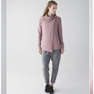 Lululemon wrap jacket pink size 6